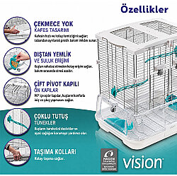 Hagen Vision S01 Küçük Boy Kuş Kafesi - 7