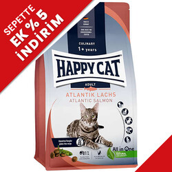 Happy Cat - Happy Cat Atlantic Lachs Somonlu Kedi Maması 10 Kg