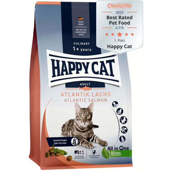 Happy Cat Atlantic Lachs Somonlu Kedi Maması 10 Kg - 2
