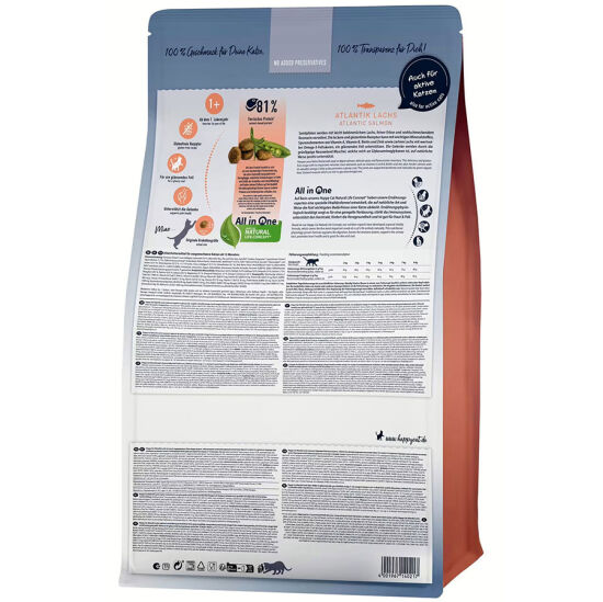 Happy Cat Atlantic Lachs Somonlu Kedi Maması 10 Kg - 3