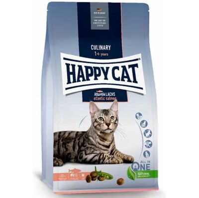 Happy Cat Atlantic Lachs Somonlu Kedi Maması 10 Kg + Pet Brush Tarak