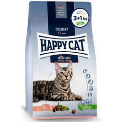 Happy Cat Atlantic Lachs Somonlu Kedi Maması 3 + 1 Kg + Biopet 25 ml Malt - Thumbnail