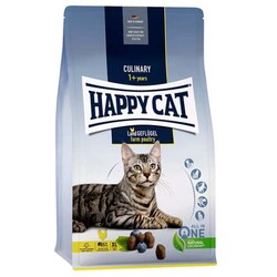 Happy Cat - Happy Cat Culinary Land-Geflügel Kümes Hayvanlı Kedi Maması 10 Kg + 4 Adet Temizlik Mendili