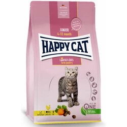 Happy Cat Junior Kümes Hayvanlı Yavru Kedi Maması 4 Kg + 2 Adet Temizlik Mendili - Thumbnail