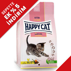Happy Cat - Happy Cat Kitten Kümes Hayvanı Yavru Kedi Maması 4 Kg