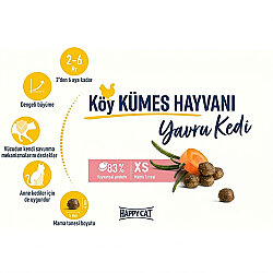 Happy Cat Kitten Kümes Hayvanı Yavru Kedi Maması 4 Kg - 4