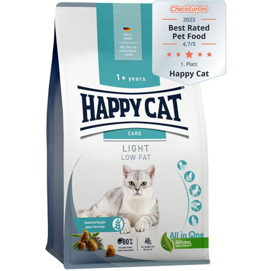 Happy Cat Sensitive Light Düşük Kalori Diyet Kedi Maması 4 Kg - 1