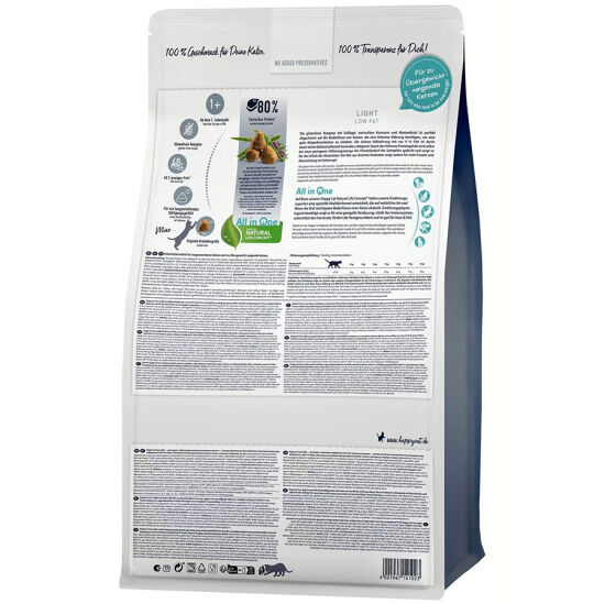 Happy Cat Sensitive Light Düşük Kalori Diyet Kedi Maması 4 Kg + 2 Adet Favor Kuzu Konservesi 400 Gr - 3