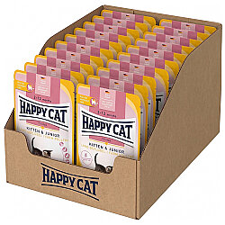 Happy Cat Meat in Sauce Kitten Junior Kümes Hayvanlı Kedi Yaş Maması 85 Gr x 20 Adet - 2