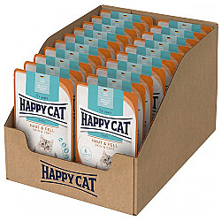 Happy Cat Meat in Sauce Skin Coat Deri ve Tüy Sağlığı Kedi Yaş Maması 85 Gr x 20 Adet - 2