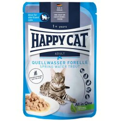 Happy Cat Meat in Sauce Sterilised Alabalıklı Kısırlaştırılmış Kedi Yaş Maması 85 Gr x 5 Adet - 2