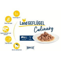 Happy Cat Meat in Sauce Sterilised Kümes Hayvanlı Kısırlaştırılmış Kedi Yaş Maması 85 Gr - 3