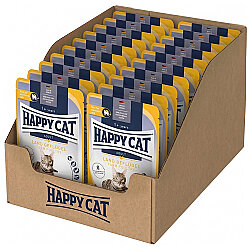 Happy Cat Meat in Sauce Sterilised Kümes Hayvanlı Kısırlaştırılmış Kedi Yaş Maması 85 Gr x 20 Adet - 2