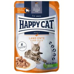 Happy Cat Meat in Sauce Sterilised Ördekli Kısırlaştırılmış Kedi Yaş Maması 85 Gr x 20 Adet - 3