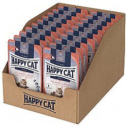 Happy Cat Meat in Sauce Sterilised Somonlu Kısırlaştırılmış Kedi Yaş Maması 85 Gr x 20 Adet - 2