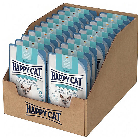 Happy Cat Meat in Sauce Stomach Intestines Mide Sağlığı Kedi Yaş Maması 85 Gr x 20 Adet - 2