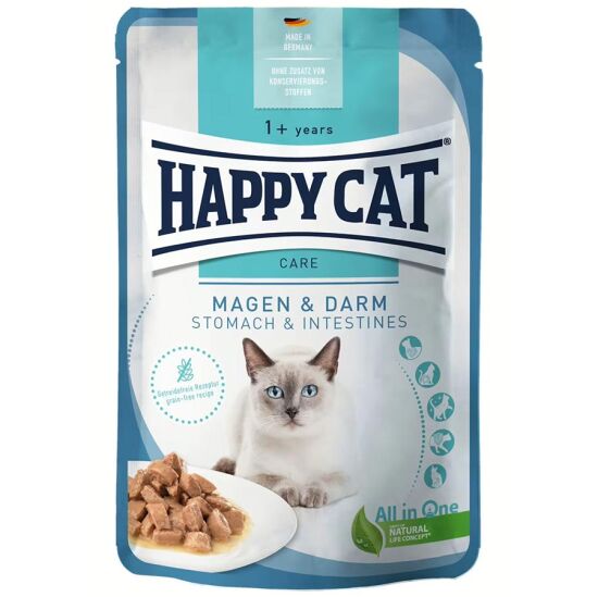 Happy Cat Meat in Sauce Stomach Intestines Mide Sağlığı Kedi Yaş Maması 85 Gr x 5 Adet - 2
