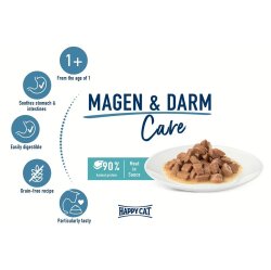 Happy Cat Meat in Sauce Stomach Intestines Mide Sağlığı Kedi Yaş Maması 85 Gr x 5 Adet - 6
