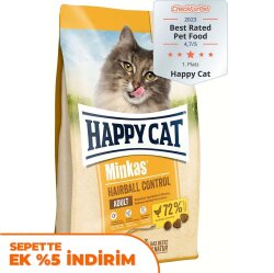 Happy Cat Minkas Hairball Control Kümes Hayvanlı Kedi Maması 10 Kg - Happy Cat