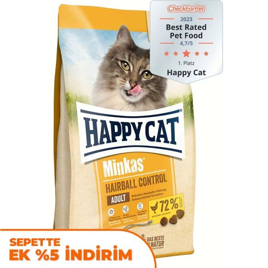 Happy Cat Minkas Hairball Control Kümes Hayvanlı Kedi Maması 10 Kg - 1