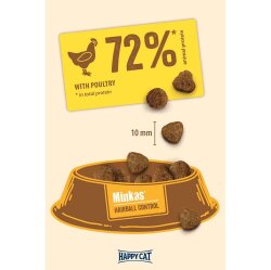 Happy Cat Minkas Hairball Control Kümes Hayvanlı Kedi Maması 10 Kg + 1,5 Kg (Toplam 11,5 Kg) - 6