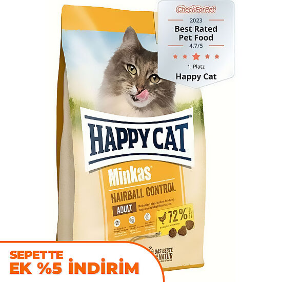 Happy Cat Minkas Hairball Control Kümes Hayvanlı Kedi Maması 10 Kg - 1