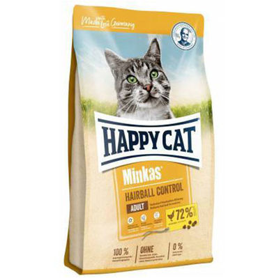 Happy Cat Minkas Hairball Control Kümes Hayvanlı Kedi Maması 10 Kg + 5 Adet Happy Cat 100 Gr