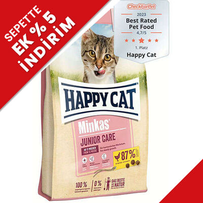 Happy Cat Minkas Junior Yavru Kedi Maması 10 Kg Happy Cat Minkas Junior Yavru Kedi Maması 10 Kg