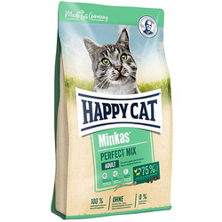 Happy Cat - Happy Cat Minkas Perfect Mix Tavuk Kuzulu Kedi Maması 4 Kg 