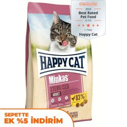 Happy Cat Minkas Sterilised Kısırlaştırılmış Kedi Maması 1,5 Kg - Happy Cat