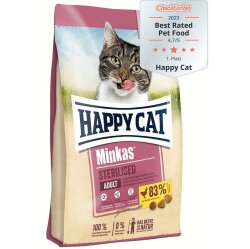 Happy Cat Minkas Sterilised Tavuk Etli Kısırlaştırılmış Kedi Maması 10 Kg - Happy Cat