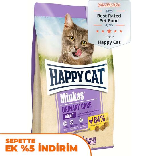 Happy Cat Minkas Urinary Care İdrar Yolu Sağlığı Kedi Maması 10 Kg - 1