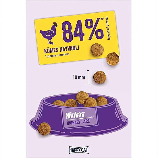 Happy Cat Minkas Urinary Care İdrar Yolu Sağlığı Kedi Maması 10 Kg - 4