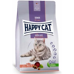 Happy Cat Senior Atlantik Salmon 8 Yaş ve Üzeri Yaşlı Kedi Maması 3 + 1 Kg - Thumbnail