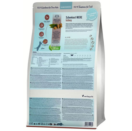Happy Cat Sensitive Kidney Hassas Sindirim Kedi Maması 4 Kg + 2 Adet Favor Kuzu Konservesi 400 Gr - 3