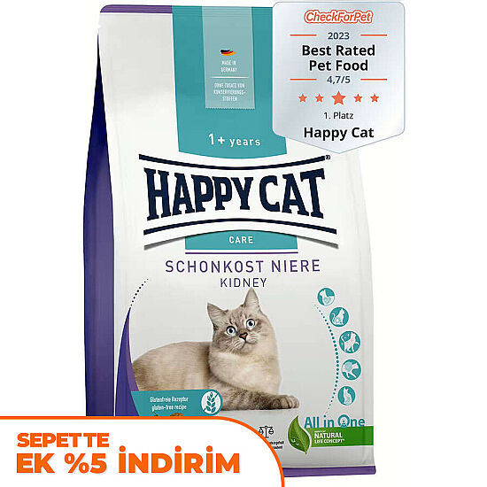 Happy Cat Sensitive Kidney Hassas Sindirim Kedi Maması 4 Kg - 1