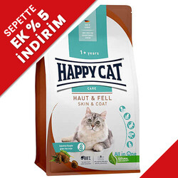 Happy Cat - Happy Cat Skin Coat Deri ve Tüy Sağlığı Kedi Maması 4 Kg