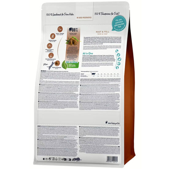 Happy Cat Skin Coat Deri ve Tüy Sağlığı Kedi Maması 4 Kg - 3