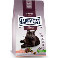 Happy Cat Sterilised Atlantic Somon Kısırlaştırılmış Kedi Maması 1,3 Kg - Thumbnail