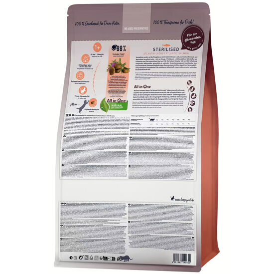 Happy Cat Sterilised Atlantic Somon Kısırlaştırılmış Kedi Maması 10 Kg - 3