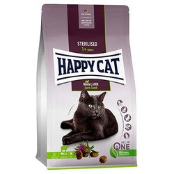 Happy Cat Sterilised Kuzu Kısırlaştırılmış Kedi Maması 10 Kg + 10 Lt Kum + Biopet 25 ml Malt - Thumbnail