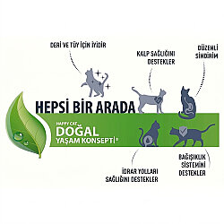 Happy Cat Sterilised Kuzu Kısırlaştırılmış Kedi Maması 10 Kg - 5
