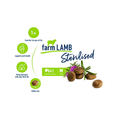 Happy Cat Sterilised Lamb Kuzu Kısırlaştırılmış Kedi Maması 1,3 Kg 