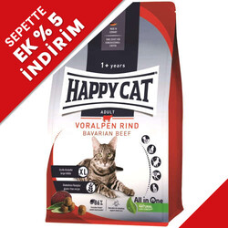 Happy Cat - Happy Cat Voralpen Rind Biftekli Kedi Maması 4 Kg