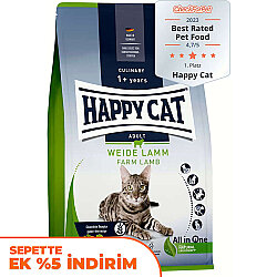 Happy Cat Culinary Weide Lamm Kuzu Etli Kedi Maması 4 Kg - Happy Cat