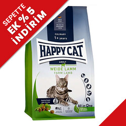 Happy Cat - Happy Cat Culinary Weide Lamm Kuzu Etli Kedi Maması 4 Kg