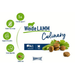Happy Cat Culinary Weide Lamm Kuzu Etli Kedi Maması 4 Kg - 5