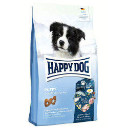 Happy Dog Puppy Kümes Hayvanı ve Somon Yavru Köpek Maması 10 Kg + 2 Adet Dr. Clauders Biftekli Ödül 80 Gr - 2