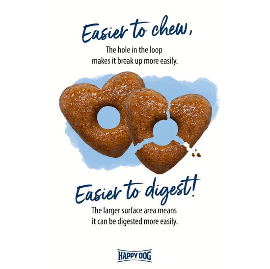 Happy Dog Puppy Kümes Hayvanı ve Somon Yavru Köpek Maması 4 Kg + Dr. Clauders Biftekli Ödül Küpleri 80 Gr - 5