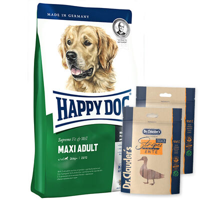 Happy Dog Fit & Vital Maxi Büyük Irk Köpek Maması 14 Kg + 2 Adet Dr.Clauders Ödül 80 Gr